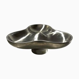 Tripartite Dish in Stainless Steel by Karim Rashid for Georg Jensen, Denmark, 1970s