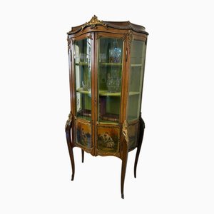 Vetrina vittoriana Vernis Martin, Francia, metà XIX secolo