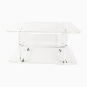 Acrylic Glass Audio-TV Cabinet, Italy, 1970s