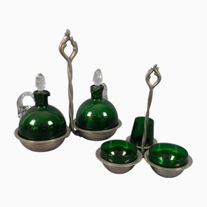 Set de Table en Verre Murano par Nason Moretti, 1960s, Set de 2