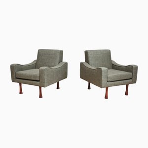 Armchairs by Angelo Mangiarotti for La Sorgente Dei Mobili, Italy, 1970s, Set of 2