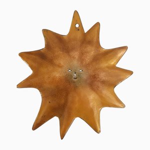 Il Sole in rame smaltato, Gio Ponti & Paolo De Poli, Padova, 1956