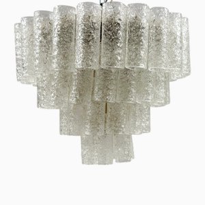 Lampadario Mid-Century di Doria Leuchten, Germania, anni '70