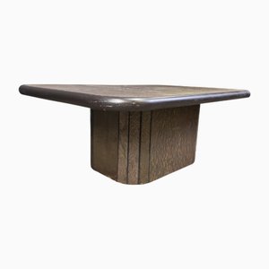 Brutalist Slate Stone Coffee Table, 1980s