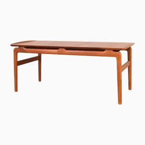 Mesa de centro modelo 640 de teca de Peter Hvidt & Orla Mølgaard-Nielsen para France & Søn, años 50