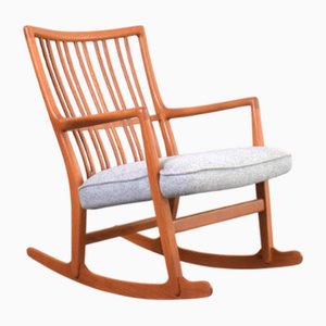 Rocking Chair Ml33 en Chêne par Hans J. Wegner pour A/S Mikael Laursen, 1950s