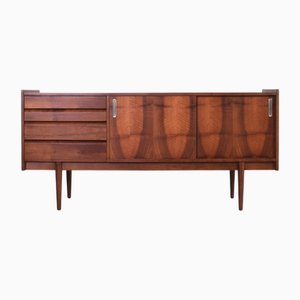 Polnisches Mid-Century Sideboard aus Nussholz von Bytom Furniture Factory, 1960er