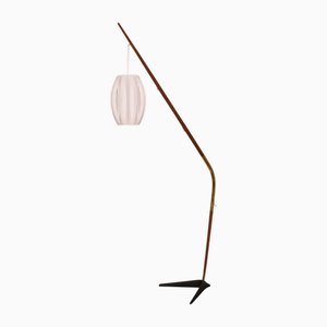 Fishing Pole Floor Lamp from Holm Sørensen & Co., Denmark, 1950s