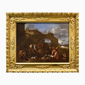 After Jan Miel, Landscape, 1650, Oil on Canvas