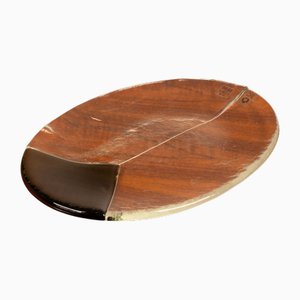 Vaciador de cristal de Murano de Aureliano Toso para Leucos, 1960