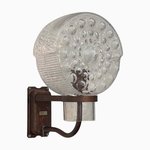 Außenfassadenlampe aus Kupfer & Glas von Westal, Schweden, 1960er