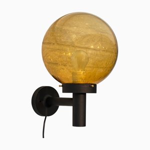 Lampe de Façade d'Extérieur en Fibre de Verre et Verre, Suède, 1970s