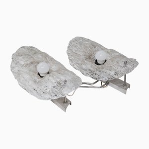 Italienische Vintage Doppelwandlampe, 1970er