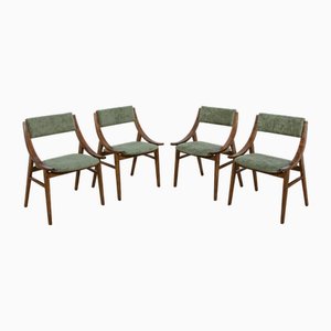 Ski Jumper Chairs by Juliusz Kędziorek for Zamojska, Poland, 1970s, Set of 4
