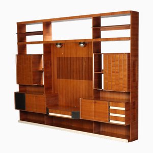 Vintage Wall Cabinet in Laminate with Drawers, Italy, 1960s