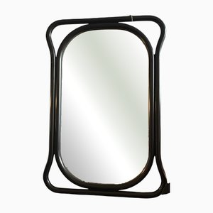 Mirror with Black Wooden Frame