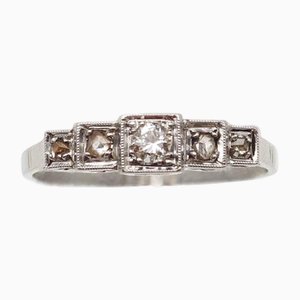 Art Deco Diamond Line Ring