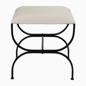 Grand Tabouret Strapontin Crème par Design Frères