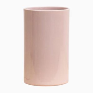 Kula Wine Cooler in Dusky Pink Glazed Porcelain by Frau Caze