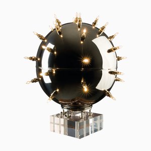 Be Mine 33 Table Lamp in Mirror Polished Stainless Steel by Barberini & Gunnell