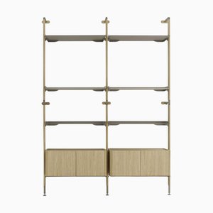 Galaxy Oak Bookshelf by Morica Design