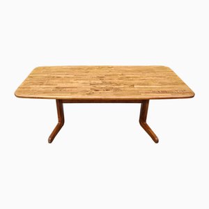 Tavolo da pranzo grande Mid-Century moderno in quercia, Ex Jugoslavia, anni '70
