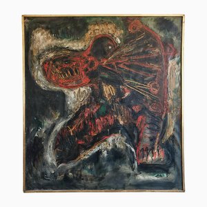 Radislav Raša Trkulja, Arciere o Sagittario, anni '60, Dipinto ad olio