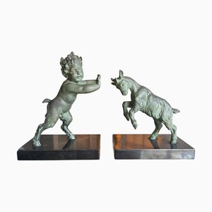 Bookends by Emile Joseph Carlier, Set of 2