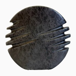 Dark Gray Ceramic Vase from Nereo Boaretto, 1972
