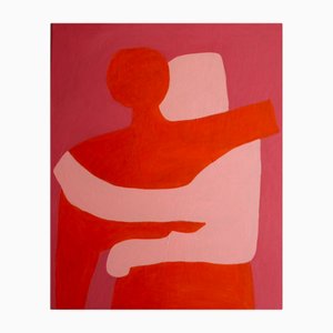 Bodasca, Can I Hold You Orange Version, 2025, Acrylique sur Toile