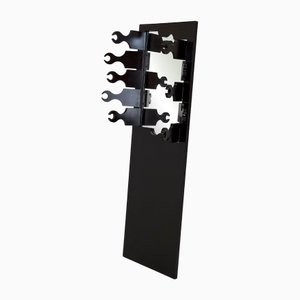 Scorpion Coat Rack with Mirror attributed to Anonima Design for Bonetto, 1970s
