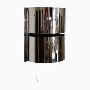 Space Age Chrome Wall Lamp from Minilumi Design, 1970s