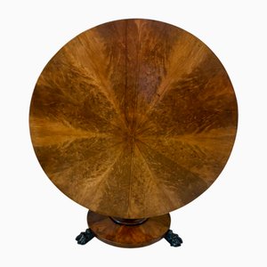 Victorian Circular Flared Mahogany Dining Table, 1850s