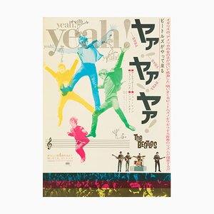 The Beatles a Hard Days Night Movie Poster, Japan, 1964