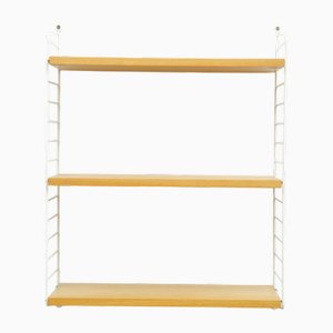 Libreria String in frassino con due scale di Kajsa & Nisse Strinning, anni '40