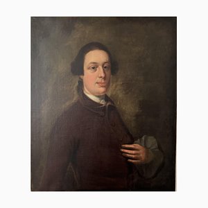 Portrait of an English Gentleman, 1740-1780, Oil on Canvas