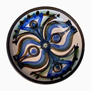Scodella grande in ceramica di Noomi Backhausen per Søholm, Danimarca, anni '60