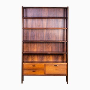 Librería danesa de palisandro de Poul M. Volther, años 60