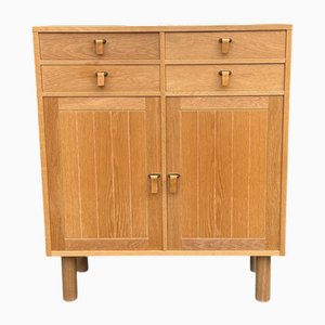 Cajonera danesa Mid-Century de roble de Kurt Østervig para Tranekær Møbler, años 70