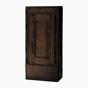 Französischer Volkskunst Bergschrank aus Kiefernholz, 1800er