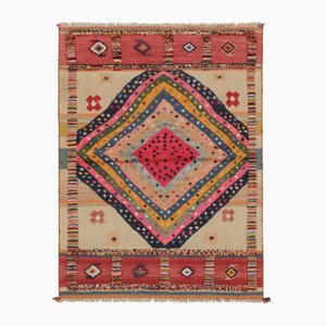 Vintage Gabbeh Teppich mit Medaillons