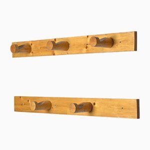 Vintage French Coat Racks by Charlotte Perriand, 1970s, Set of 2