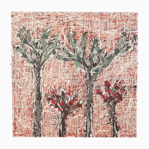 British Artist, Abstract Composition, 1980s, Oil on Canvas