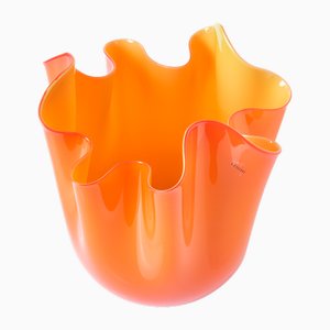 Murano Glas Fazzoletto Vase von Fulvio Bianconi für Venini, Italien, 2006