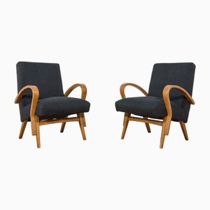 Fauteuils Mid-Century, Ex-Tchécoslovaquie, 1960s, Set de 2