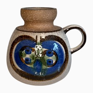 Large Handcrafted Ceramic Art Jug by Noomi Backhausen for Søholm, Denmark, 1960s