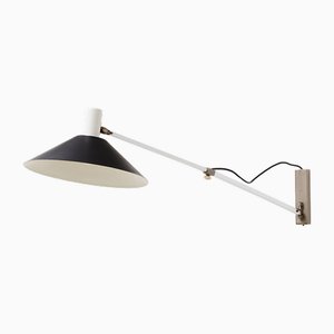 Model 7093 Wall Lamp by Jan Hoogervorst for Anvia Netherlands, 1950s