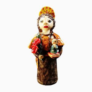 Ines Machado, Statuette of Saint Anthony of Padua, 2025, Terracotta