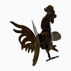 Silver Metal Rooster, 1920s-1940s
