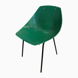 Grüner Vintage Shell Chair von Pierre Guariche für Meurop, 1960er